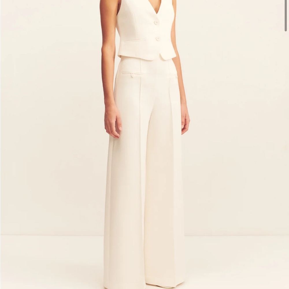 Shona Joy Cream Amur’s High Waisted Pant